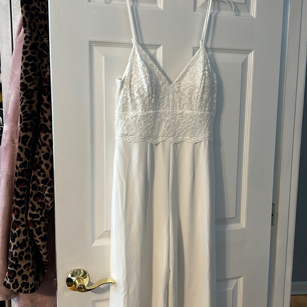 Brand new white jumpsuit